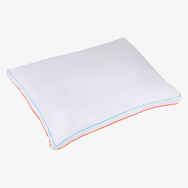 Perne de pat pentru paturi hotel alb 233tc perne de bumbac super -pufos cu conductă de culoare diferită