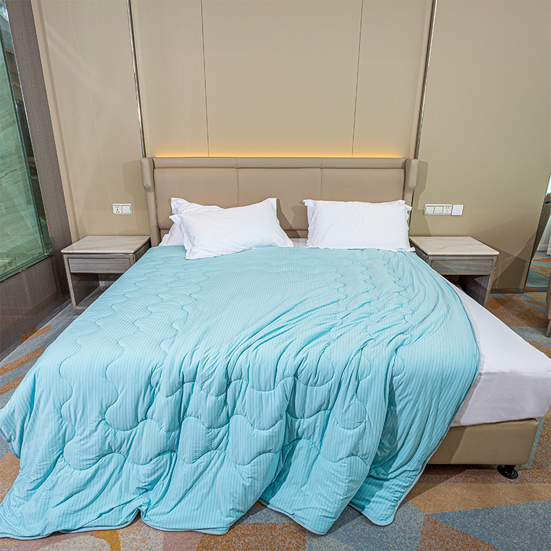Răcire Comfortor / Pătură Everlasting Cold Touch pentru dormitor cald dungi ușoare de imprimare Design de gheață de vară pentru transpirații de noapte